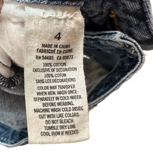 American Eagle‎ Destroyed Cut-Off Jean Shorts - Picture 6 of 6